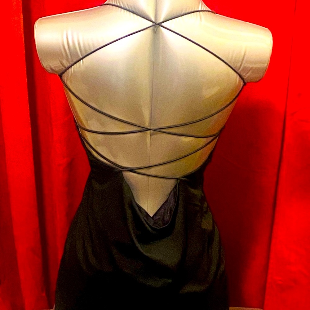 LBD Body-con back laced dress.
